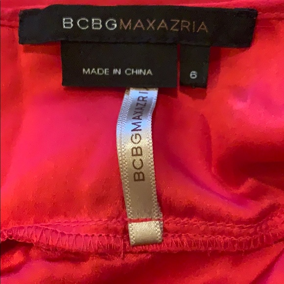 HOLIDAYS ARE CALLING! BCBG red silk dress. 🔥🔥🔥 - Picture 6 of 8